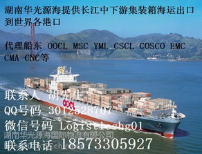 上海至長(zhǎng)沙水運(yùn)集裝箱門到門運(yùn)輸與海上國(guó)際貨物運(yùn)輸代理一體化解決方案